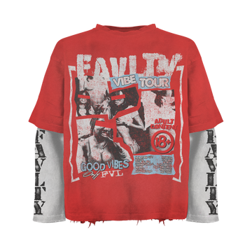 FAVLTY VIBES SKATER TEE