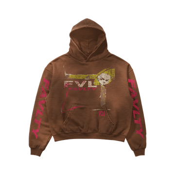 BROWN "HUEY" FAVLTY HOODIE